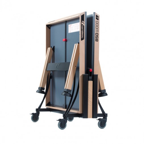 Теннисный стол Cornilleau Competition 850 Wood (серый) - удобное сложение - компактность сложения