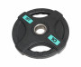 Диск олимпийский обрезиненный черный с двумя хватами 10 кг Original Fit.Tools ф50 мм