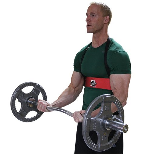 Упор для локтей / Бицепс Бластер (Бицепс Бомбер) для изоляции бицепса 25 YEARS RED Body-Solid BB25 