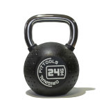 Гиря 24 кг с хромированной ручкой полиуретановая (CPU) Гиря 24 кг с хромированной ручкой полиуретановая (CPU)