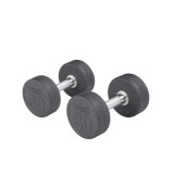 Набор полиуретановых гантелей Body-Solid от 5 до 50 lb (пары) со стойкой