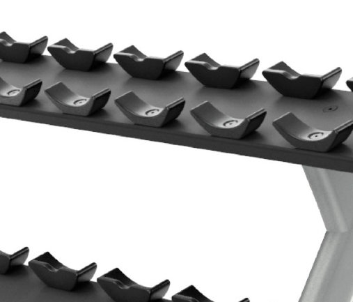 Подставка под гантели на 15 пар в 3 ряда PRECOR DBR815