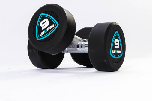 Гантели в уретане LIVEPRO Studio Dumbbells 1-10 кг (10 пар) вес набора: 110 кг
