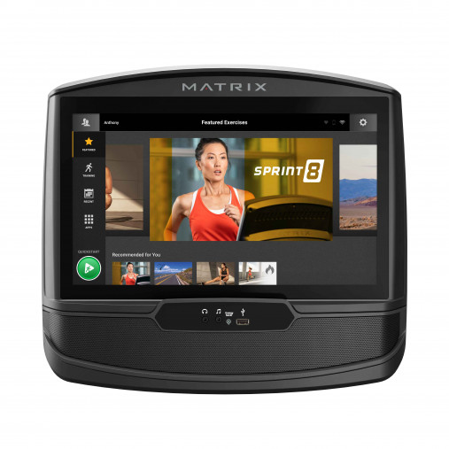 Велотренажер домашний Matrix U30XIR с 16-дюймовым сенсорным дисплеем