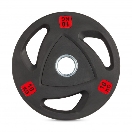 Диск 51 мм. NEO полиуретановый с 3-мя хватами VictoryFit олимпийский 10 кг