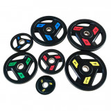 Диск обрезиненный 1.25 кг черно-желтый AeroFit AFPLC