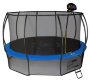 Батут Hasttings Air Game Basketball 15FT (4,6 м) синий с баскетбольным кольцом + внутренней сеткой и двухсторонним защитным матом (зеленый/синий)