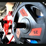 Диск обрезиненный 2.5 кг черно-синий AeroFit AFPLC