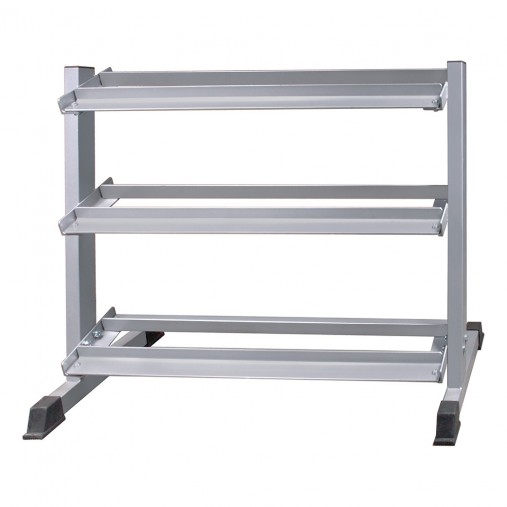 Стойка двухрядная для гантелей Aerofit IF IFDB4 с дополнительной третьей полкой IFD4BA