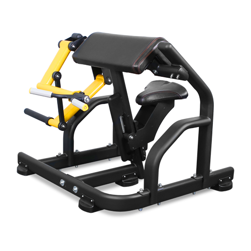 Бицепс машина BRONZE GYM PL-1713 тренажер нагружаемый дисками