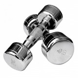 Набор хромированных гантелей 1-10 кг (10 пар) Aerofit 