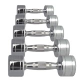 Набор хромированных гантелей 1-10 кг (10 пар) Aerofit Набор хромированных гантелей 1-10 кг (10 пар) Aerofit