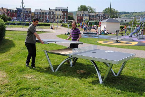 Всепогодный стол Cornilleau Park (серый) 