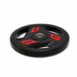 Диск обрезиненный c хватом UNIX Fit PRO 25 кг, 51 мм, олимпийский, красный