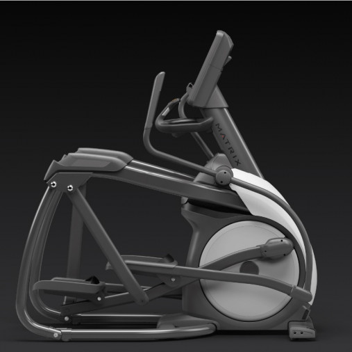 Эллиптический тренажер Matrix Performance. Консоль Touch Base - сенсорный экран диагональю 16 дюймов.