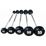 Aerofit AFB35-55 (AFB145-S/35-55KG) Набор прямых обрезиненных штанг, 35-55 кг Aerofit AFB35-55 (AFB145-S/35-55KG) Набор прямых обрезиненных штанг, 35-55 кг