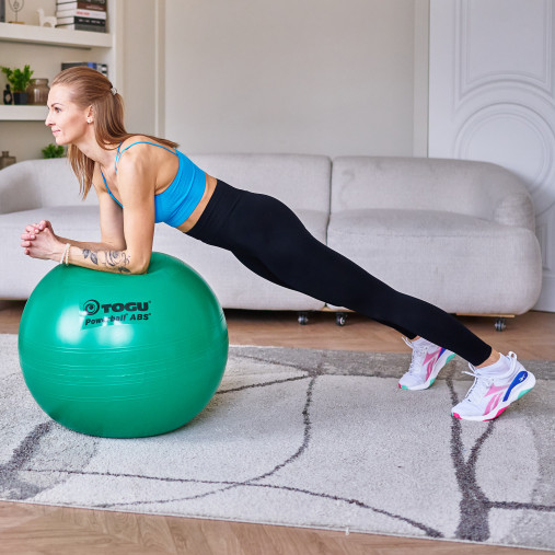 Гимнастический мяч TOGU ABS Powerball 75 см серебряный Гимнастический мяч TOGU ABS Powerball 75 см серебряный