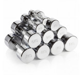 Набор гантелей хром (пары) от 1-10 кг VictoryFit VF-SET110-CR