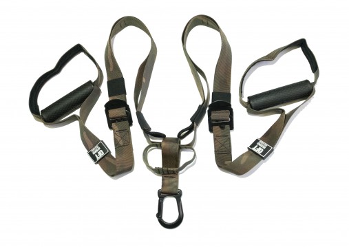 Петли для функционального тренинга хаки SQUAD OFT с дополнительным карабином