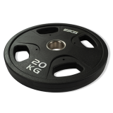 Диск олимпийский обрезиненный черный 20 кг BRONZE GYM