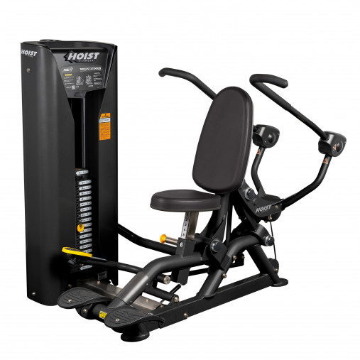 Трицепс сидя HOIST ROC-IT RS-1103 Tpeнaжep грузоблочный, серебряный/черный