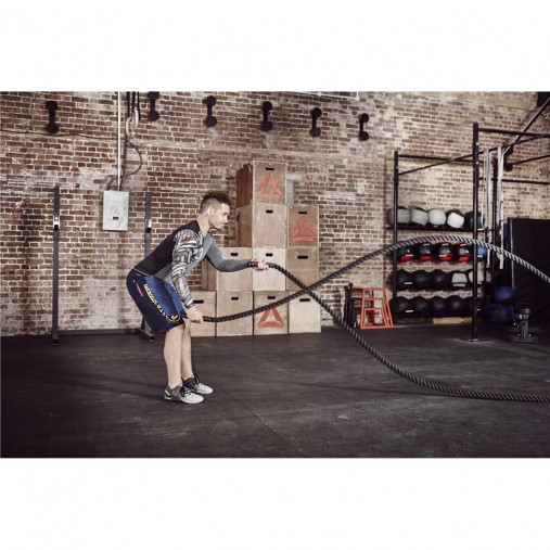 Канат REEBOK Battling Rope для Кроссфит RSRP-10050 длина 10м, хват 3,8 см