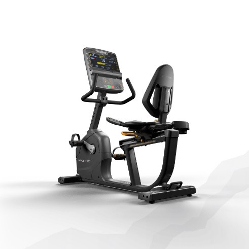 Горизонтальный велотренажер Matrix Endurance. Консоль Premium LED