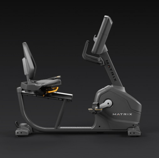 Горизонтальный велотренажер Matrix Endurance. Консоль Premium LED