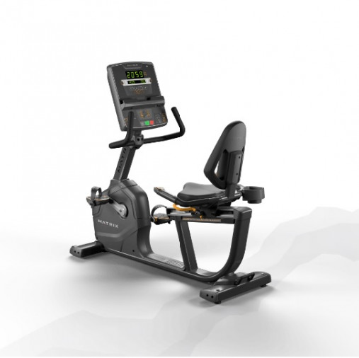 Горизонтальный велотренажер Matrix Endurance. Консоль LED