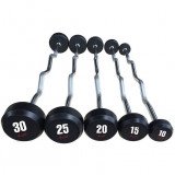 Aerofit AFBZ10-30 (AFB145-C/10-30KG) Набор изогнутых обрезиненных штанг, 10-30 кг