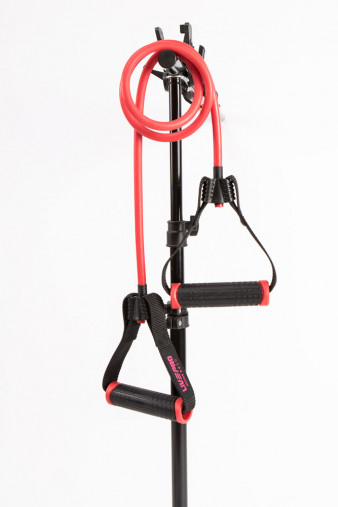 Трубчатый амортизатор LIVEPRO Toning Tube высокое сопротивление, 1,2 метра, красный