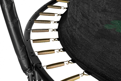 Батут Hasttings Air Game 10FT (3,05 м) с внутренней сеткой и двухсторонним защитным матом (зеленый/синий)