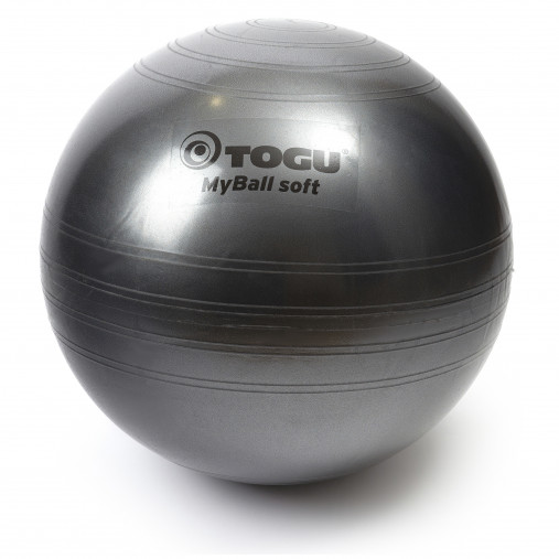 Гимнастический мяч TOGU My Ball Soft 65 см черный перламутровый