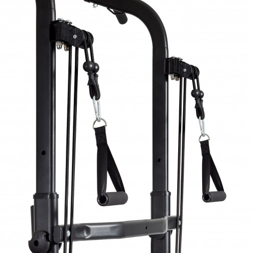 Многофункциональный тренажер VictoryFit VF-T66 с турником - брусьями и скамьей и грифом для штанги