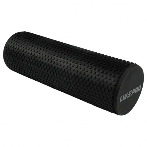 Массажный ролл LIVEPRO EVA Foam Roller 45 x 15 см, черный