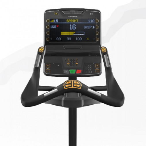 Вертикальный велотренажер Matrix Performance. Консоль Premium LED Вертикальный велотренажер Matrix Performance. Консоль Premium LED