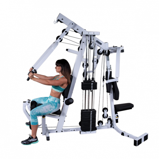 Многофункциональный силовой тренажер Body-Solid EXM2500S мультистанция двухпозиционная со стеком 95кг