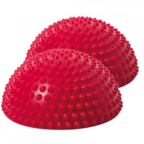 Массажная балансировочная полусфера TOGU Senso Balance Hedgehog красный