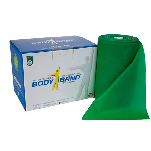 Ленточный амортизатор DITTMANN Body-Band 25 м среднее сопротивление, зеленый