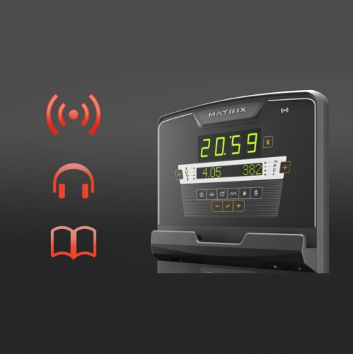 Вертикальный велотренажер Matrix Endurance. Консоль LED