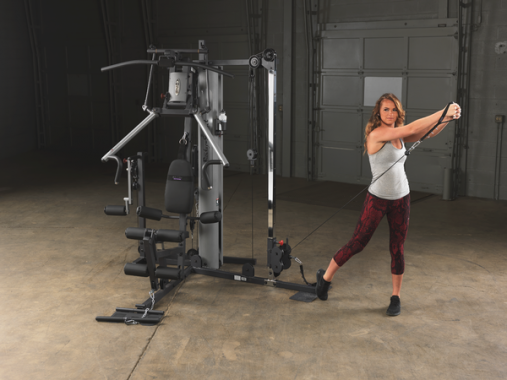 Силовой центр мультистанция Body-Solid G2B со стеком 73 кг и опцией Multi-Hip для проработки бедер, голеней и ягодиц Силовой центр мультистанция Body-Solid G2B со стеком 73 кг и опцией Multi-Hip для проработки бедер, голеней и ягодиц