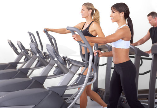 Эллиптический тренажер Octane Fitness Pro 3700, 30 уровней нагрузки изменяются одним нажатием кнопки Эллиптический тренажер Octane Fitness Pro 3700, 30 уровней нагрузки изменяются одним нажатием кнопки