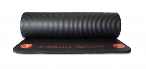 Коврик для аэробики и йоги 8 мм OFT NBR черный 1800х610х8 мм