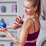 Массажный мяч TOGU Faszio Ball local 10 см, синий