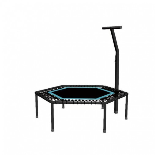 Батут с ручкой LIVEPRO Trampoline with Handle диаметр 105 см, черный/синий