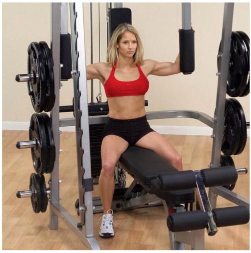 Многофункциональный тренажер Машина Смита Body Solid GS348QP4 со стеком 90кг. (в максимальной комплектации) Многофункциональный тренажер Машина Смита Body Solid GS348QP4 со стеком 90кг. (в максимальной комплектации)