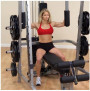 Многофункциональный тренажер Машина Смита Body Solid GS348QP4 со стеком 90кг. (в максимальной комплектации)