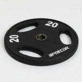 Набор дисков 51 мм. с 3-мя хватами от 2,5-25 кг в уретане PRECOR New