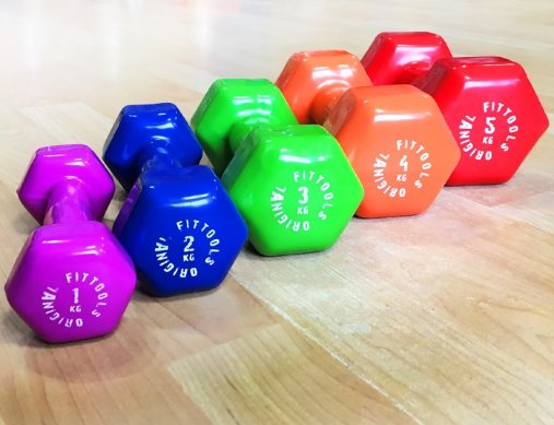 Гантель в виниловой оболочке 2 кг Original Fit.Tools синяя Гантель в виниловой оболочке 2 кг Original Fit.Tools синяя