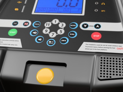 Беговая дорожка домашняя складная компактная UnixFit ST-600X с ковриком